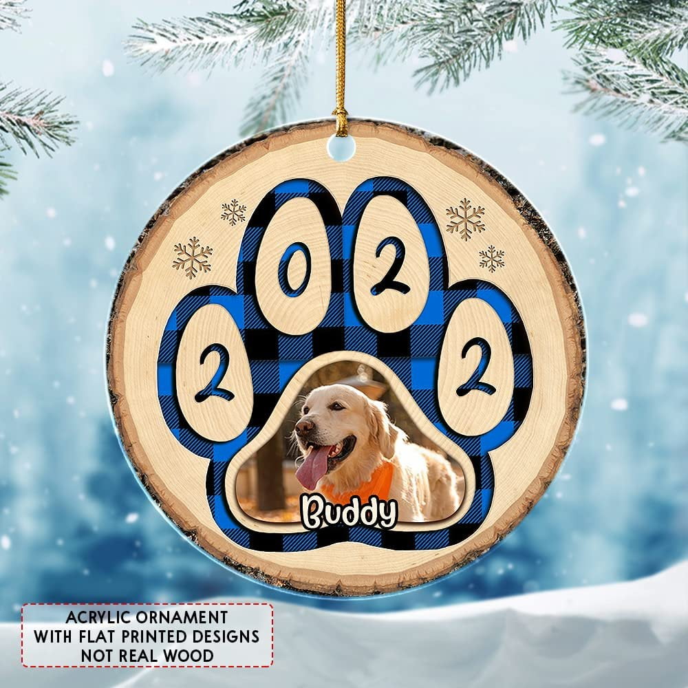 Personalized Ornament Dog Custom Photo For Dog Mom Owners