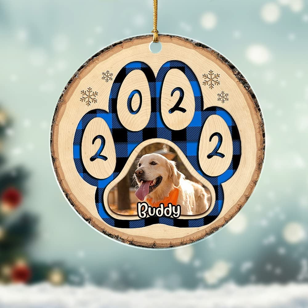 Personalized Ornament Dog Custom Photo For Dog Mom Owners