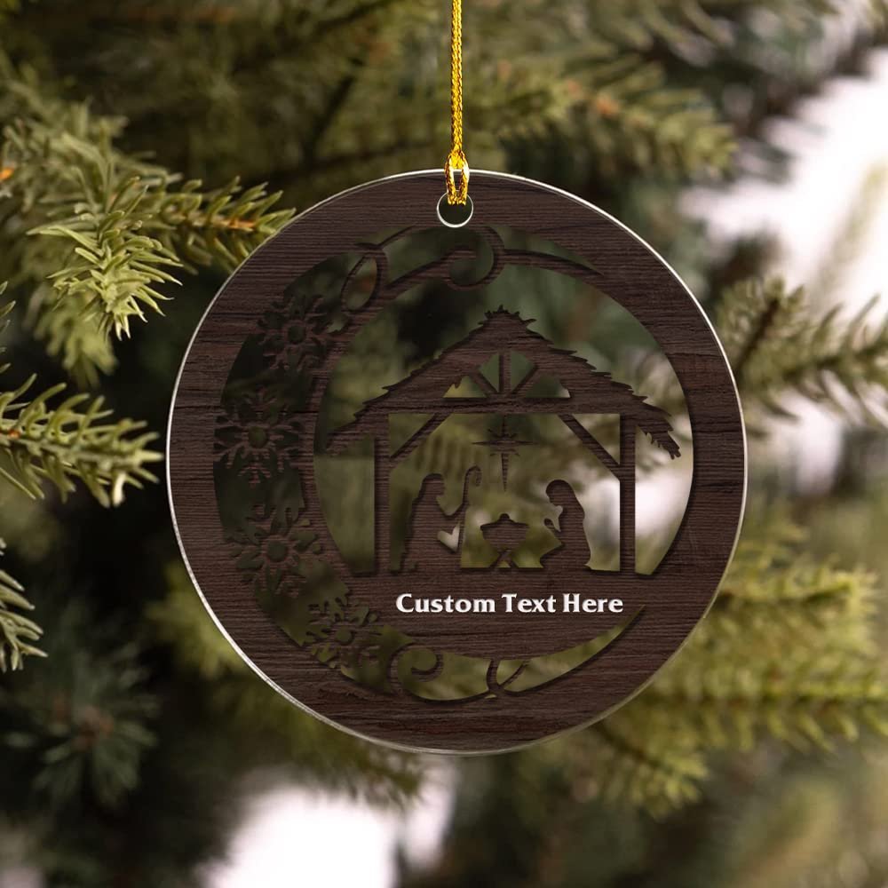 Custom Photo Acrylic Ornament - Personalized Christmas Birthday Sport Gifts For Sports Lovers - Dream Big Play Hard Win Proud