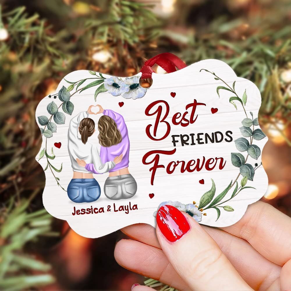 Personalized Ornament Best Friend Forever Best Friends