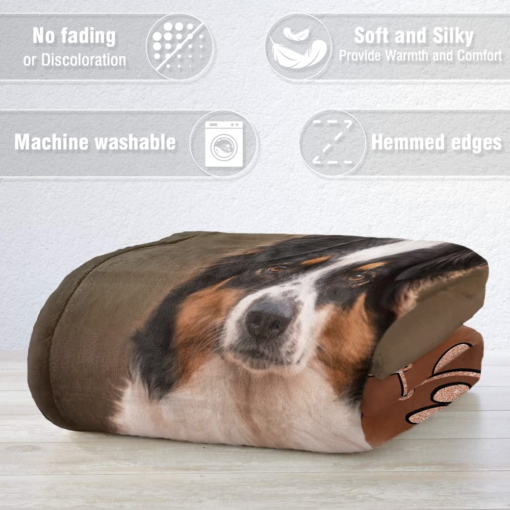 Personalized Dog Photo Blanket Pets Custom Photo