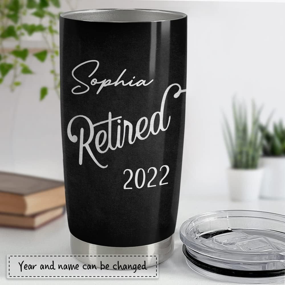 Personalized Retirement Tumbler The Legend Has Retired