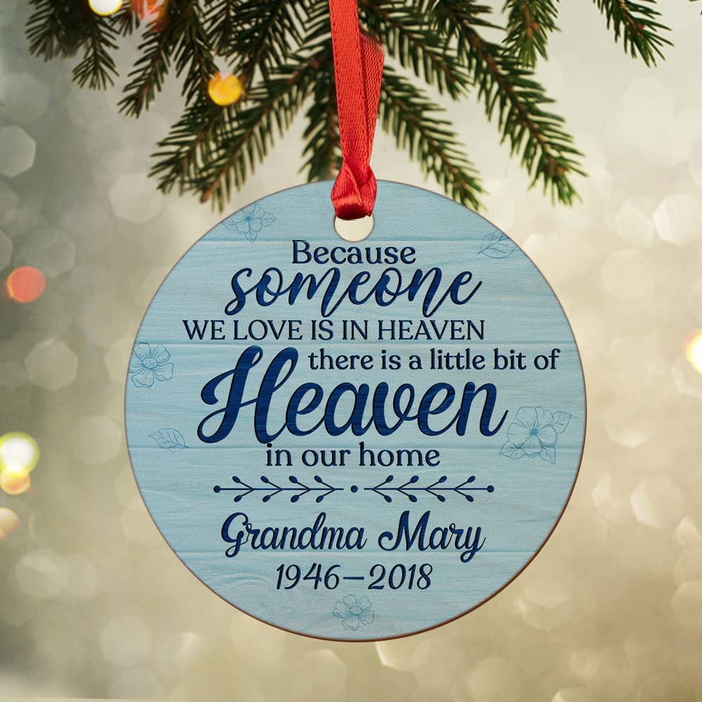 Personalized Ornament Grandma Memorial Someonw Sympathy Gift
