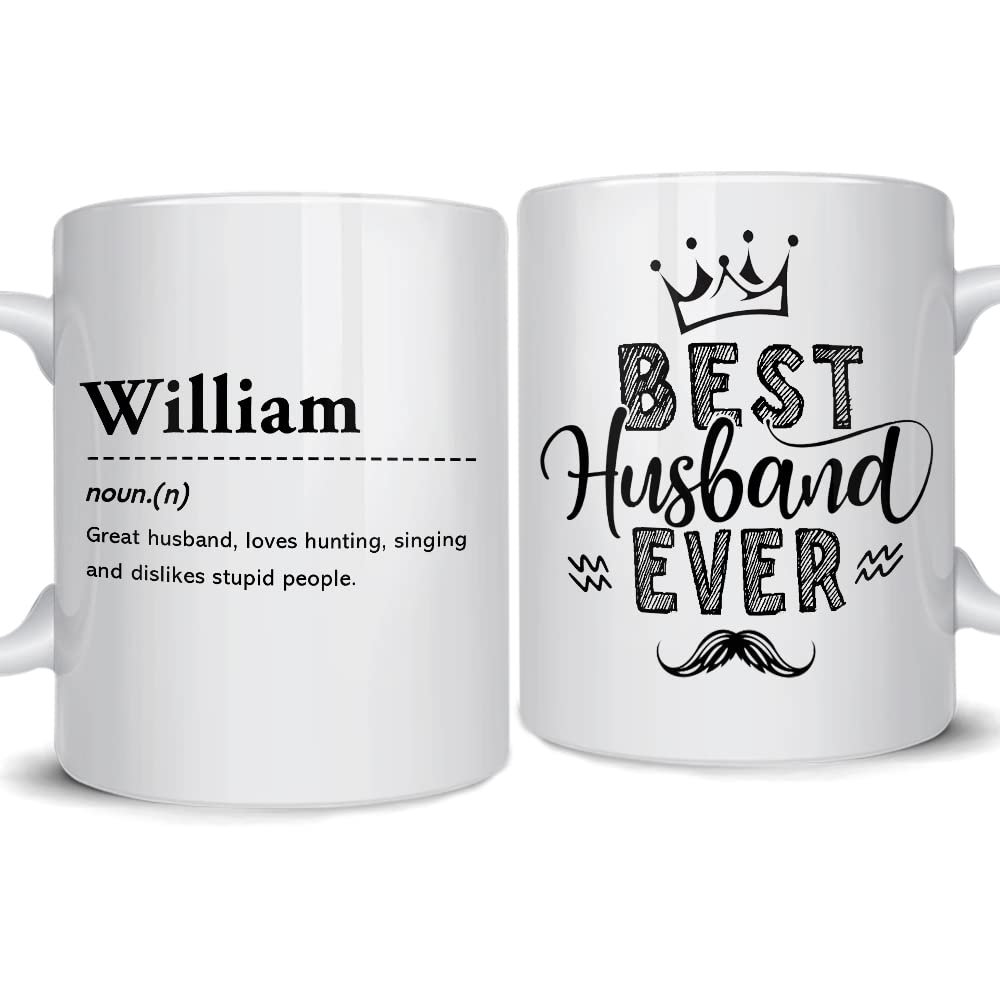 Personalized Husband Coffee Mug Best Husband Ever