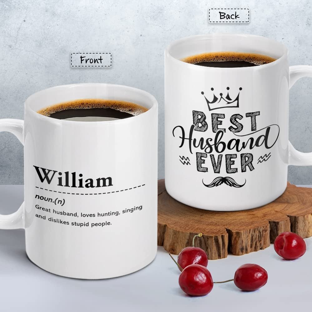 Personalized Husband Coffee Mug Best Husband Ever