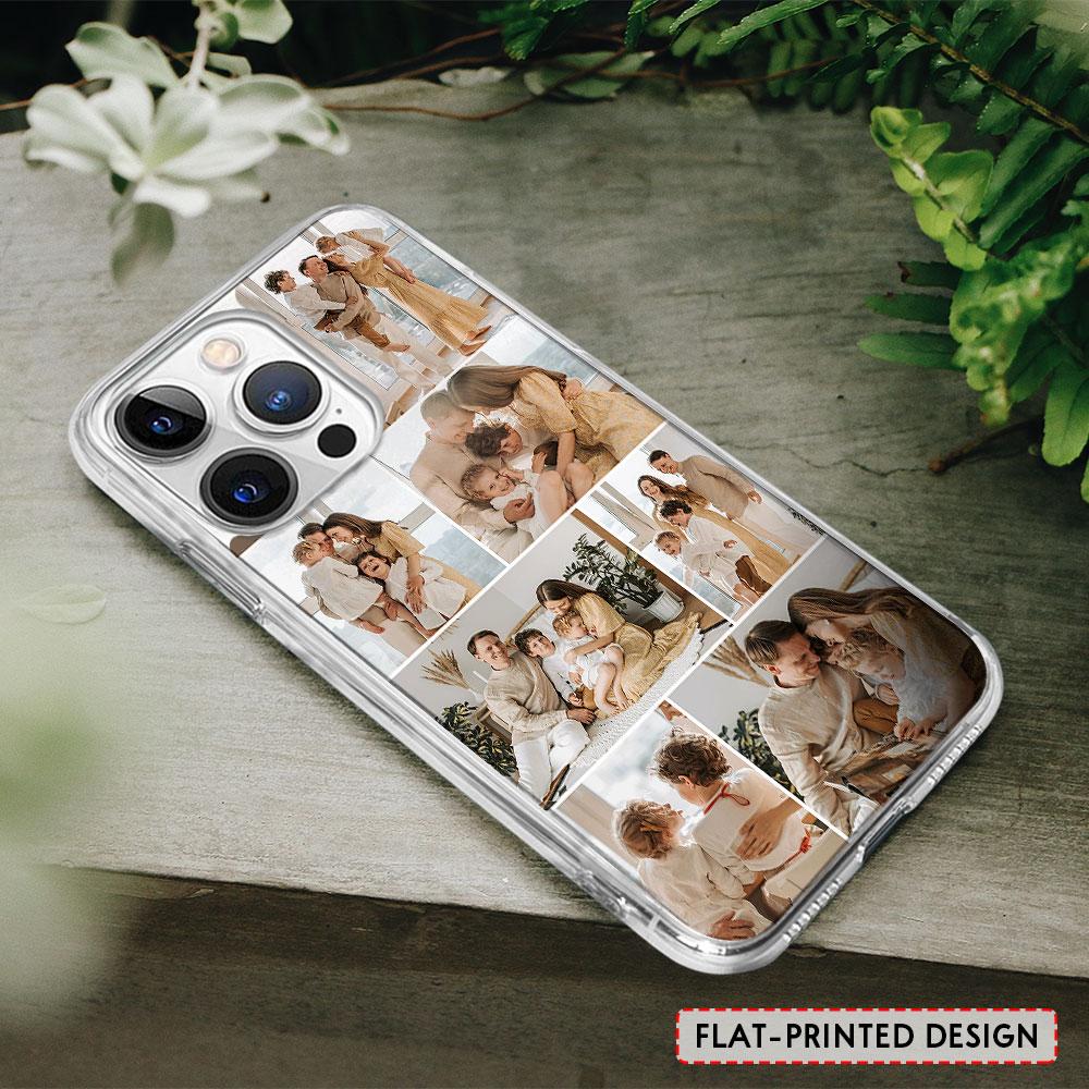Personalized Phone Case Collage 7 Photos For Dad - Sandjest