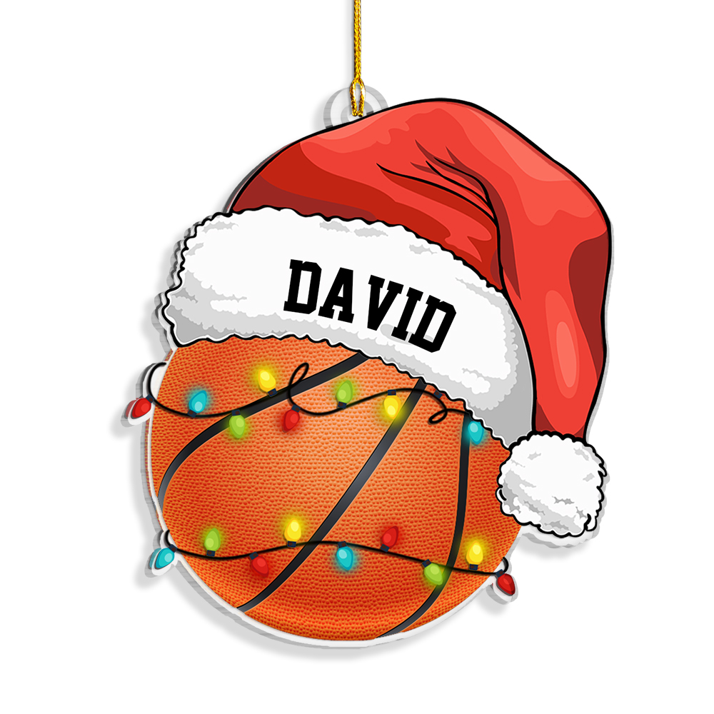 Sport Christmas Personalized Ornament Sandjest
