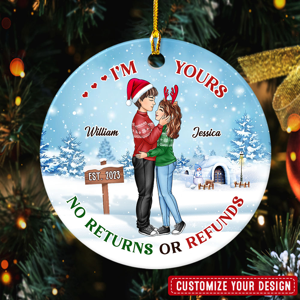 I'm Yours No Returns Or Refunds - Personalized 2D Unisex Hoodies main image 1