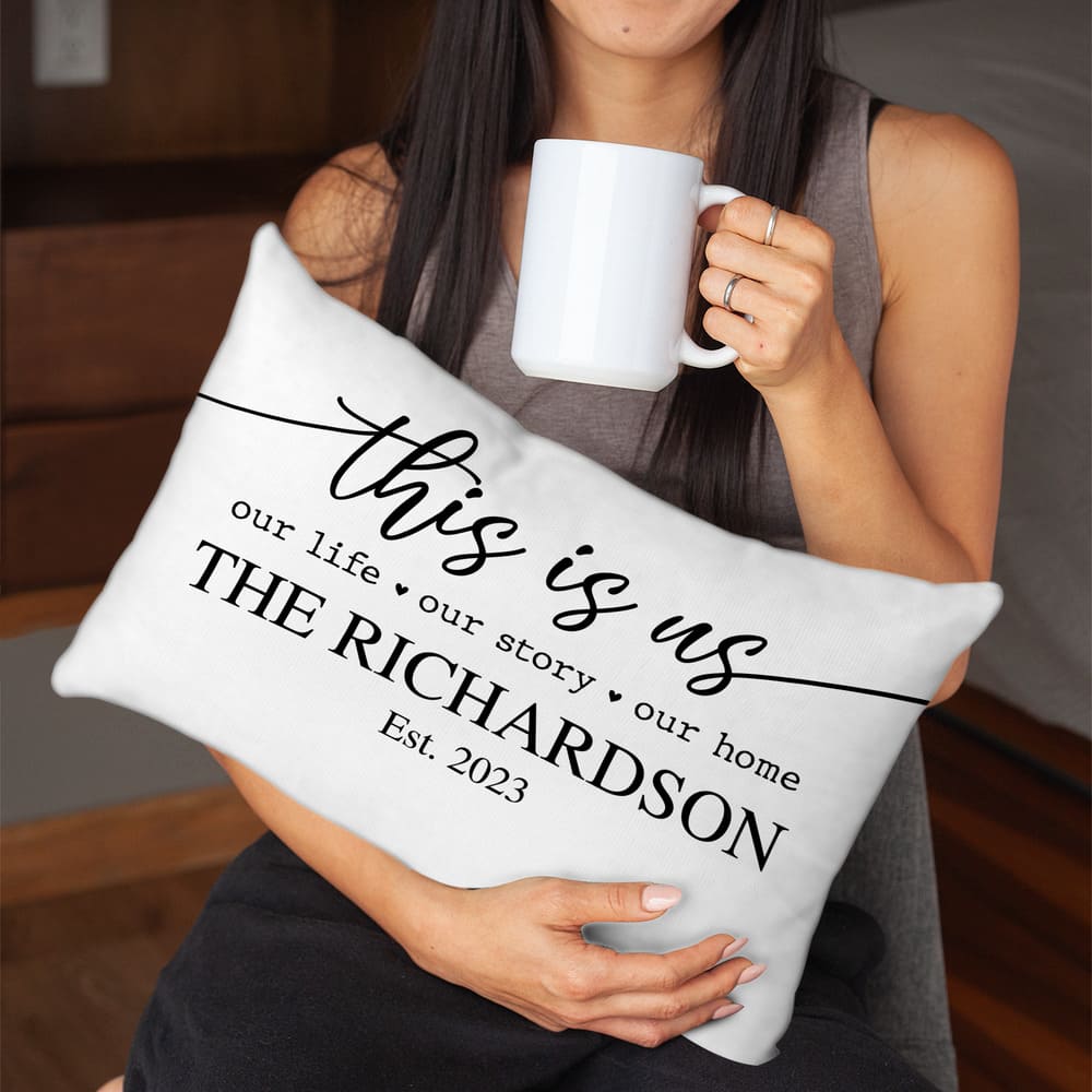 Personalized Family Pillow This Is Us Sandjest