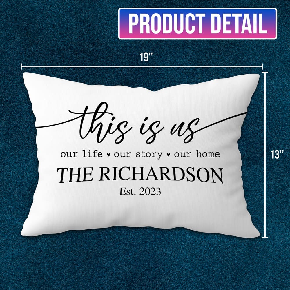 Personalized Family Pillow This Is Us Sandjest
