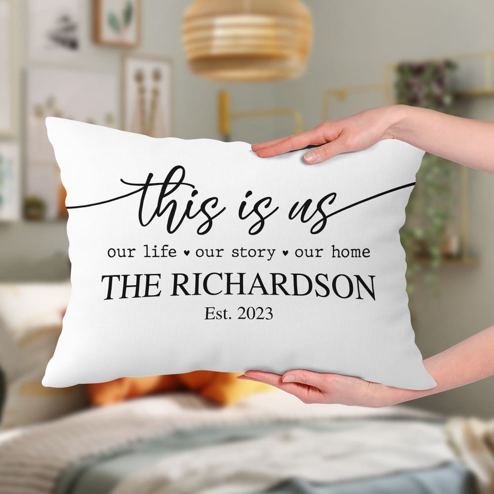 Personalized Family Pillow This Is Us Sandjest