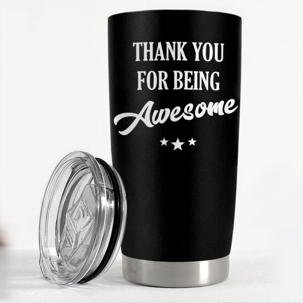 Inspiration Tumbler Gift Thank You for Being Awesome Tumbler Gift Set