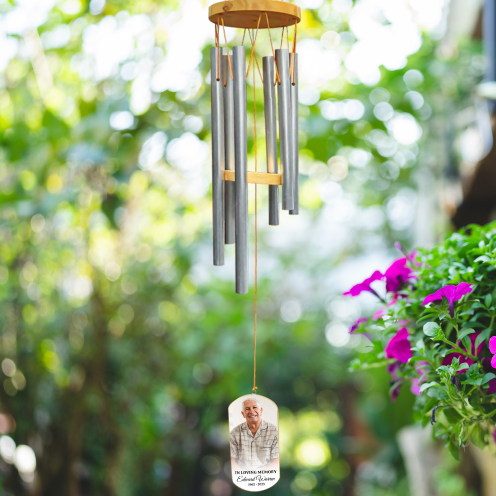 Personalized Memorial Wind Chime Your Life Was A Blessing Sandjest
